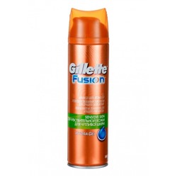 Гель для бритья Gillette Fusion, для чувствительной кожи, 200 мл.
