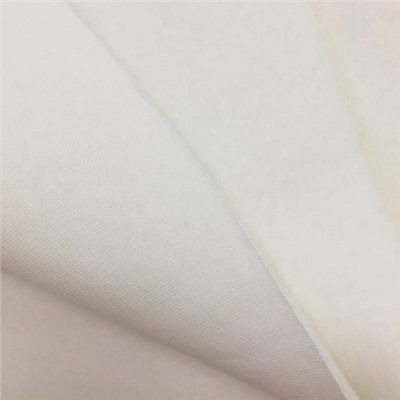 Мерный лоскут футер 3-х нитка компакт пенье начес цвет экрю 4,2 м