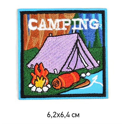 Термоаппликации арт.TBY-2217 Camping 6,2х6,4см