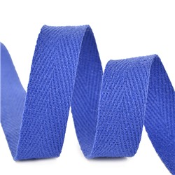 Лента киперная 10 мм хлопок 2.5 гр/см цвет F223 синий василек