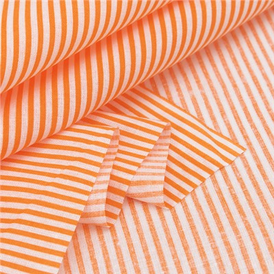 Ткань на отрез бязь плательная 150 см 1663/26 цвет оранжевый