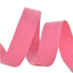 Лента киперная 10 мм хлопок 2.5 гр/см цвет F137 розовый