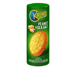 «Krendi», крекер-сэндвич Peanut&sea salt, 170 гр. KDV