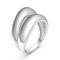 Кольцо женское из серебра родированное К-5018-Р