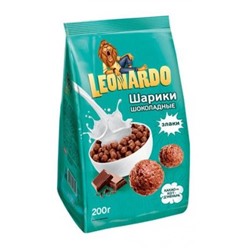 «Leonardo», готовый завтрак «Шоколадные шарики», 200 гр. KDV